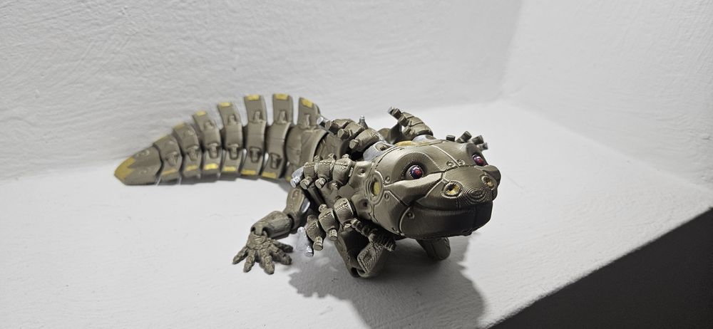 Jucarie 3d flexibila Robot Axolotl
