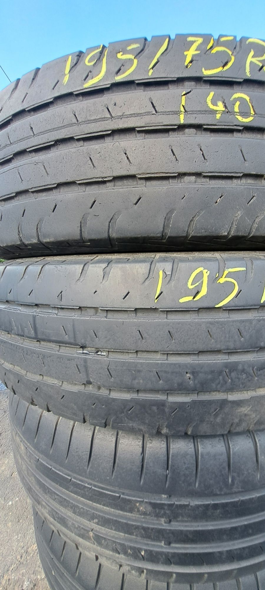 2 anvelope vara 195/75r16 C Continental 2019 Montaj Gratuit