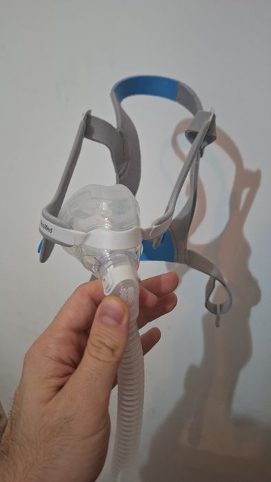 Masca CPAP, Resmed AirFit N20, M, folosită puțin, tratament Apnee