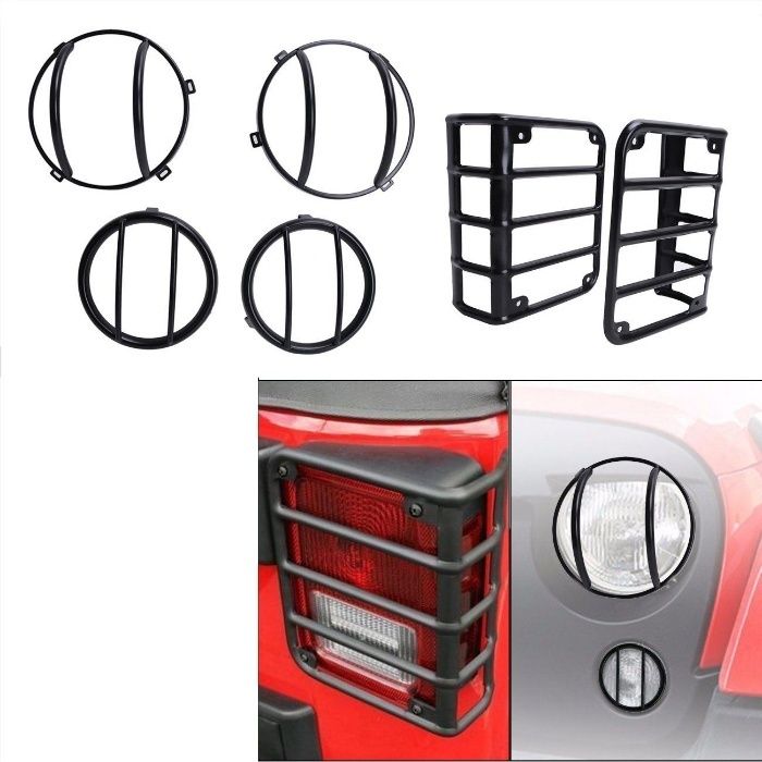 SET PROTECTII faruri stopuri semnalizari JEEP WRANGLER JK