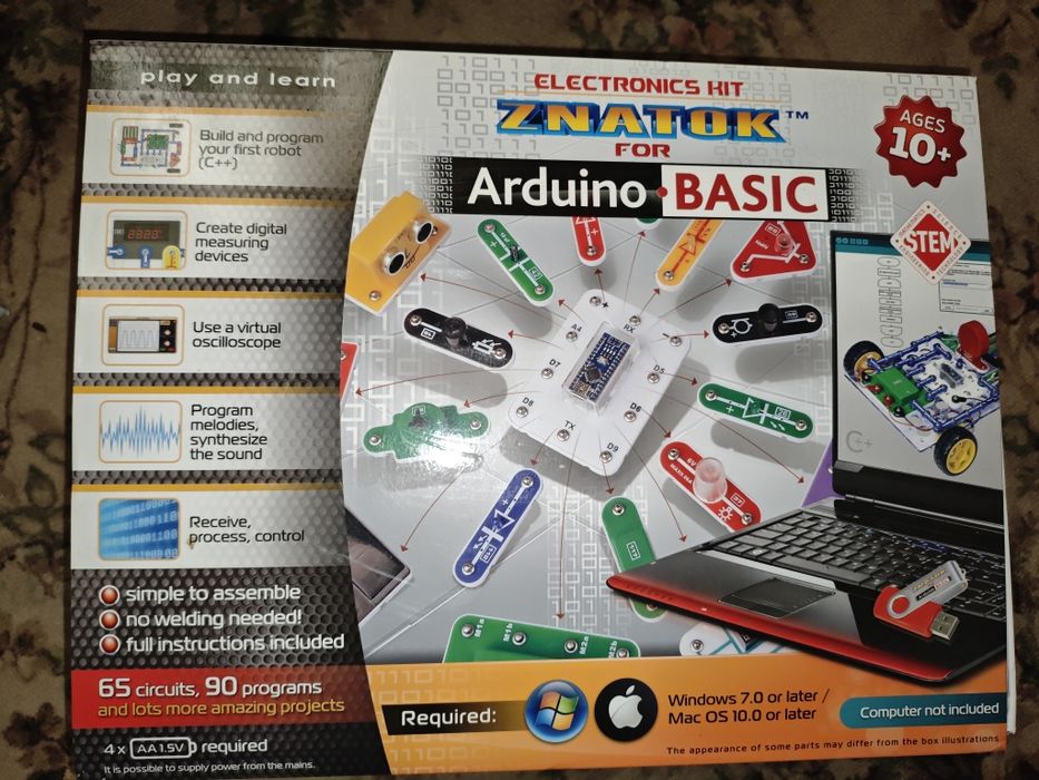 Электронный конструктор знаток Arduino Basic