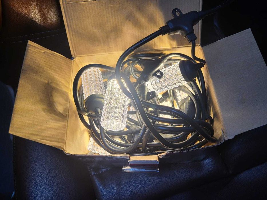 Ghirlanda interior/exterior 10m 10bec 220v, alb cald