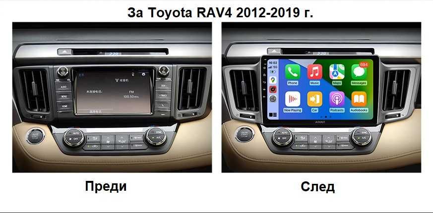 Toyota RAV4 мултимедия Android GPS навигация