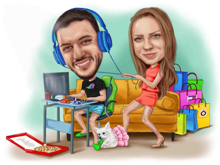 Карикатури и шаржове по снимка