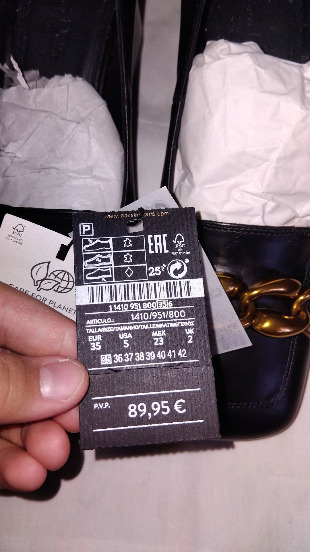 Туфли massimo dutti