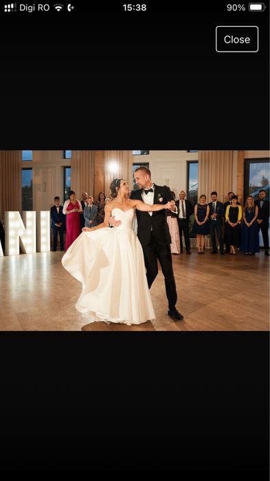 Rochie de mireasa minimalista xs-s