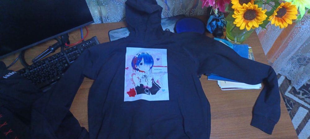Худи с аниме Re:zero