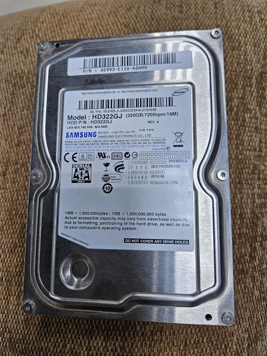 Жёсткий диск Samsung HD322GJ 320Гб