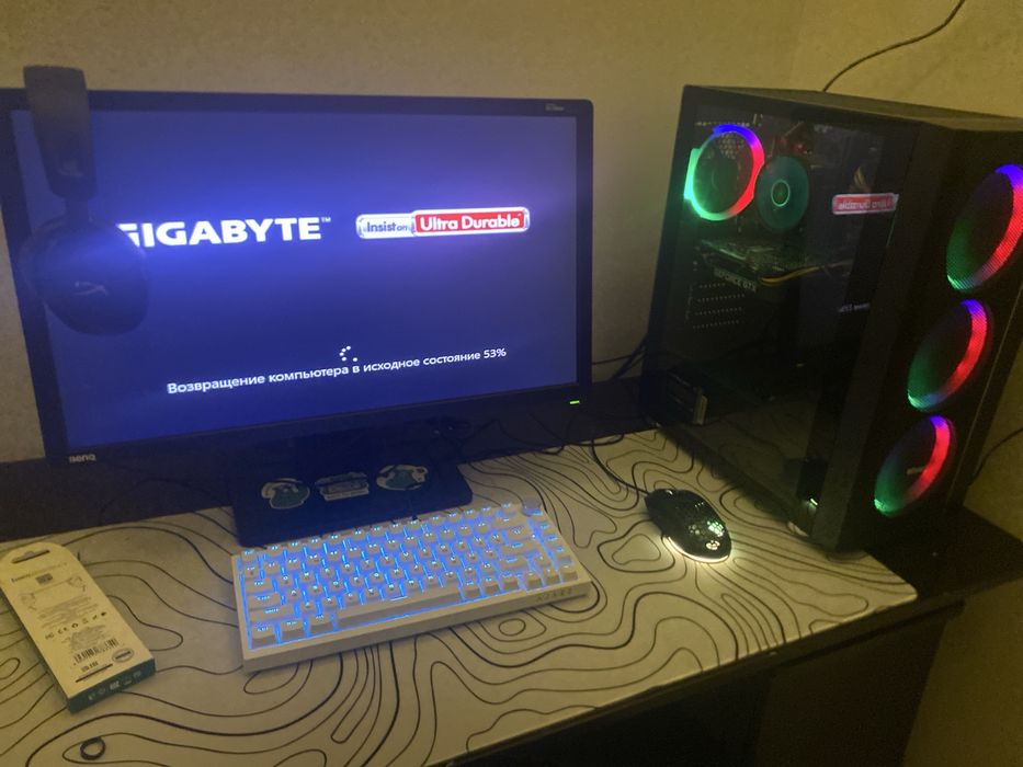 Игровой ПК + монитор 144 Гц + клава и мышь!