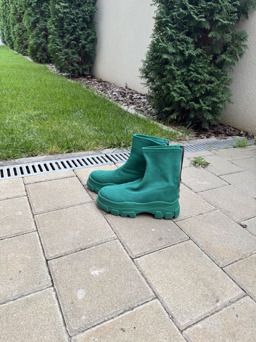 Дамски Обувки / боти  Reserved зелени