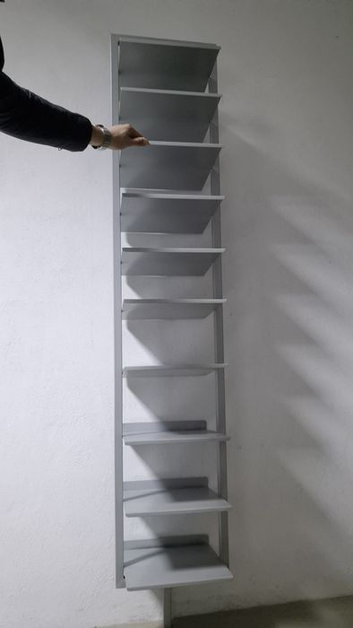 Метален стелаж за обувки: 190х34х35 см.