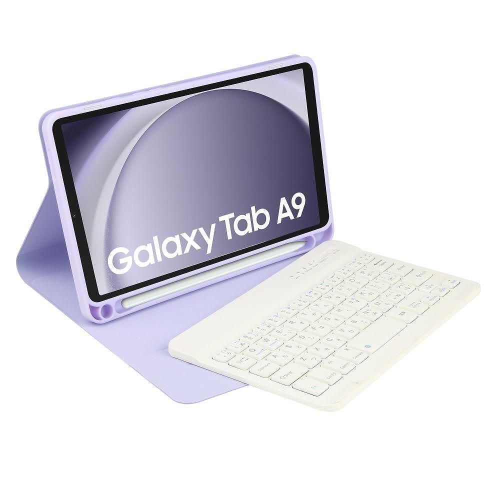 Калъф sc pen + клавиатура за galaxy tab a9 8.7 x110 / x115 lavender