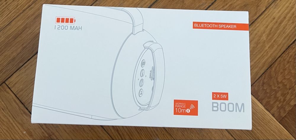 Boxă Bluetooth portabilă BOOM – 2x5W, 1200 mAh