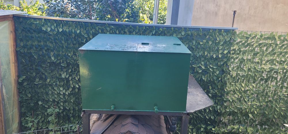 Bazin apa din inox 100x100x60