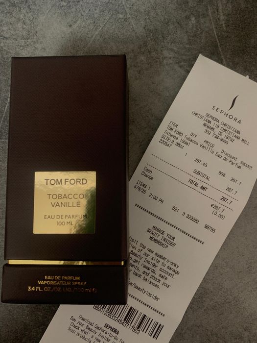 Parfum Tom Ford Tabacco Vanille