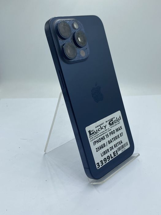 Iphone 15 Pro Max 256 Gb 87 % Baterie / Garantie / Factura #48129