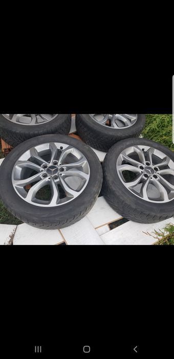 Jante mercedes originale 17 inch cu anvelope iarna