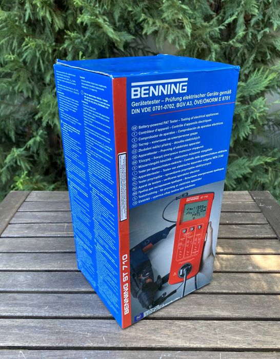 Benning ST 710 - Tester aparate electrice - Nou/Nefolosit/Cutie orig.