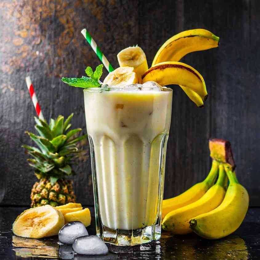 Premix pentru Milkshake Ciocolata, Căpșuni, Banană