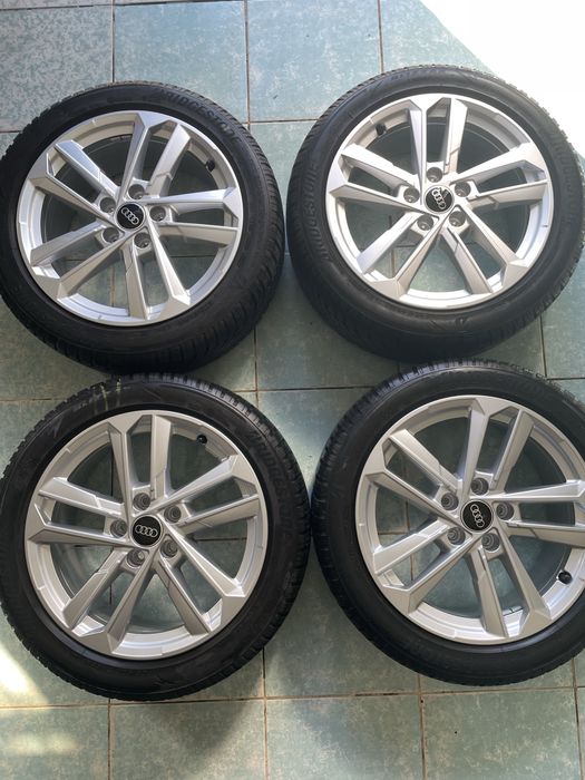 Jante alija R17 originale AUDI A3 205/50/17 Bridgestone iarna ca noi