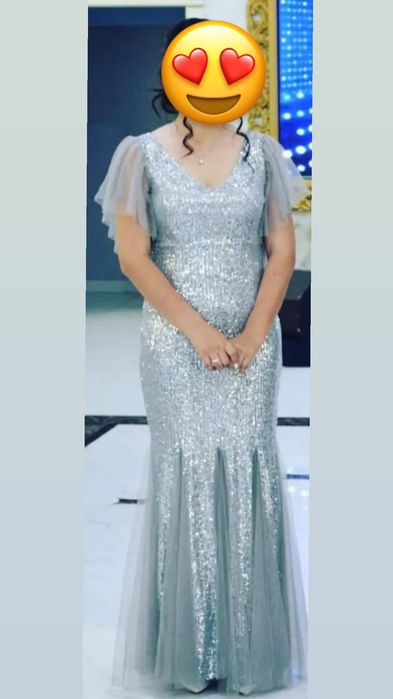 Вечерний платье с паеткамм