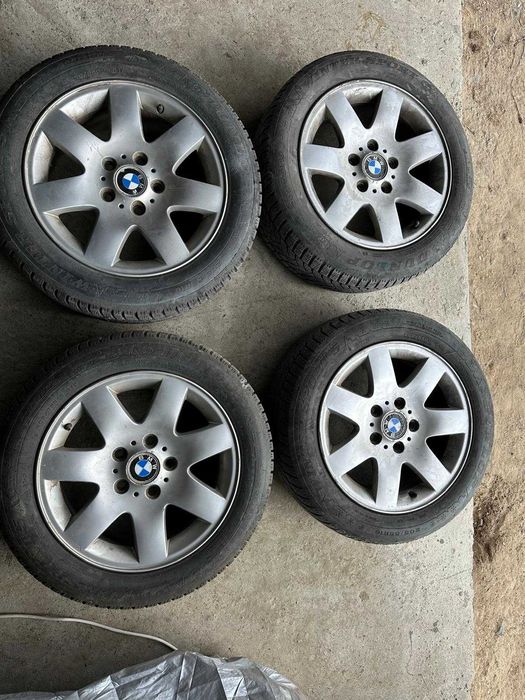 jante BMW 16 inch e46 cu cauciucuri de iarna