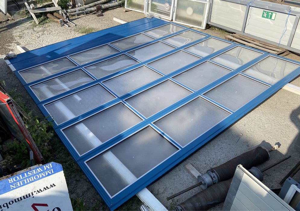 USA SECTIONALA INDUSTRIALA  poarta hala garaj H 420 x L 404 GARANTIE