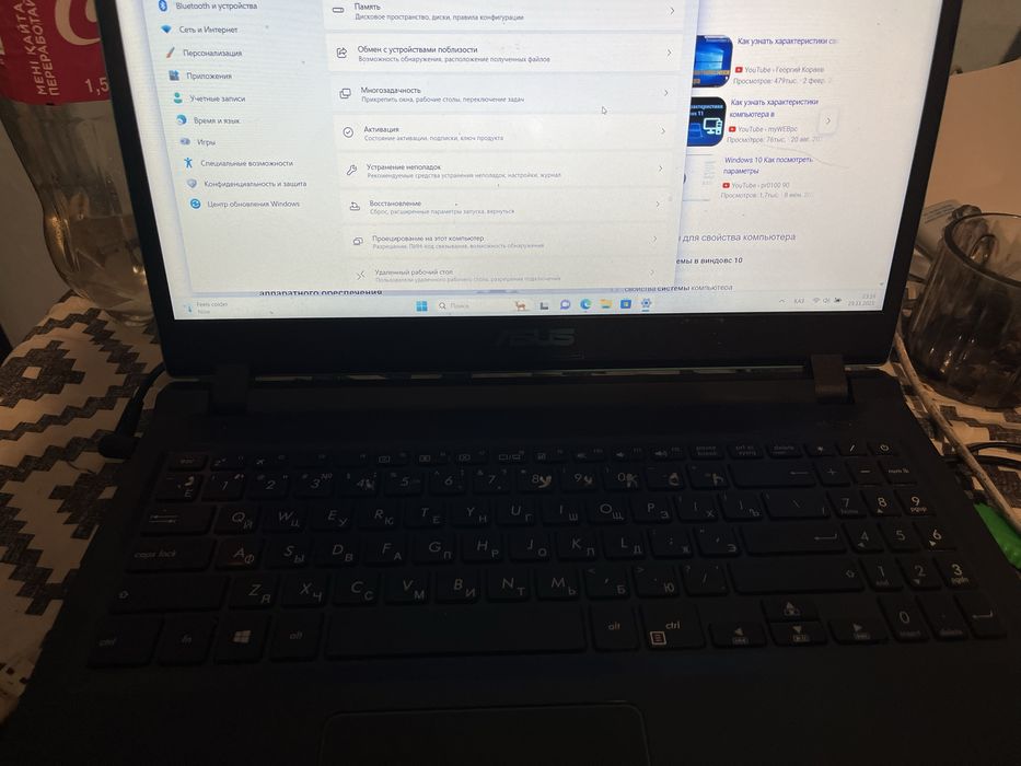 Ноудбук асус windows11