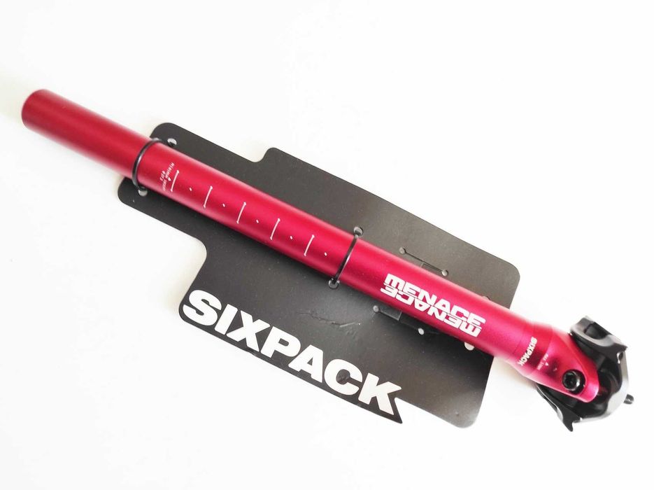 Tija de sa Sixpack Menace 27.2x350mm rosie, noua