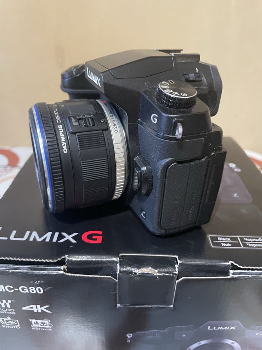 Vand Panasonic G80, 4k cu obiectiv Olympus 14-42
