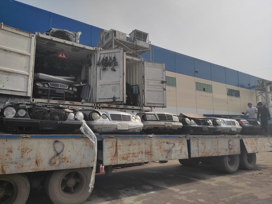 W210 лупарик Япония распил Мерседес авторазбор контрактный двигатель