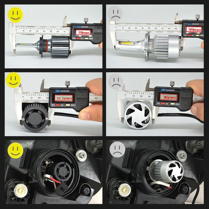 Kit becuri csp mini : D2S D2R-H1-H3-H7-H11-H8-H9-HB3-Hb4 HIR2 D1s D3S
