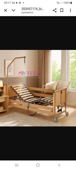 Vând pat electric pentru spital/bolnavi aproape nou în stare perfectă