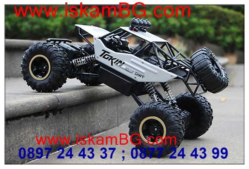 ГОЛЯМ ДЖИП с дистанционно - Детска количка ROCK CRAWLER 4Wd 1:12