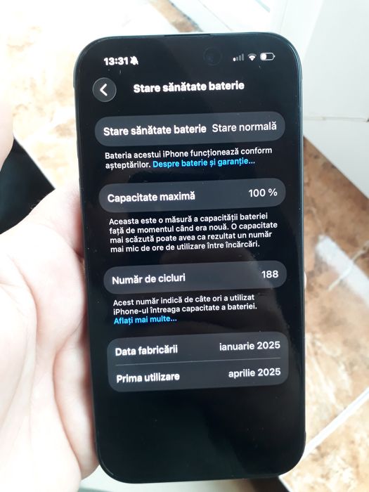 Iphone 16 black 128 gb