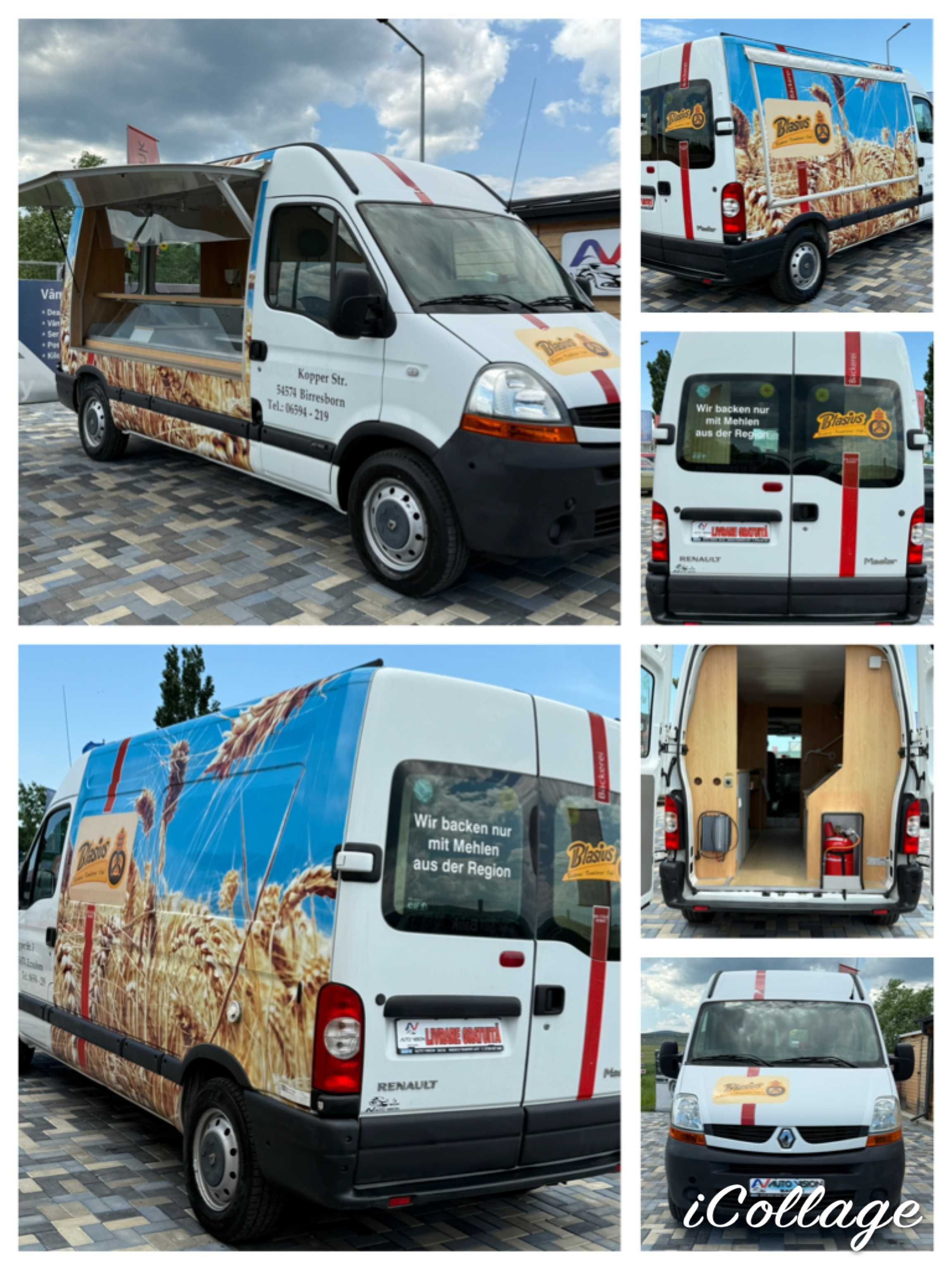 *REZERVAT*Autorulota Renault Master FAST FOOD TRUCK 2.5Diesel 2010 TOP