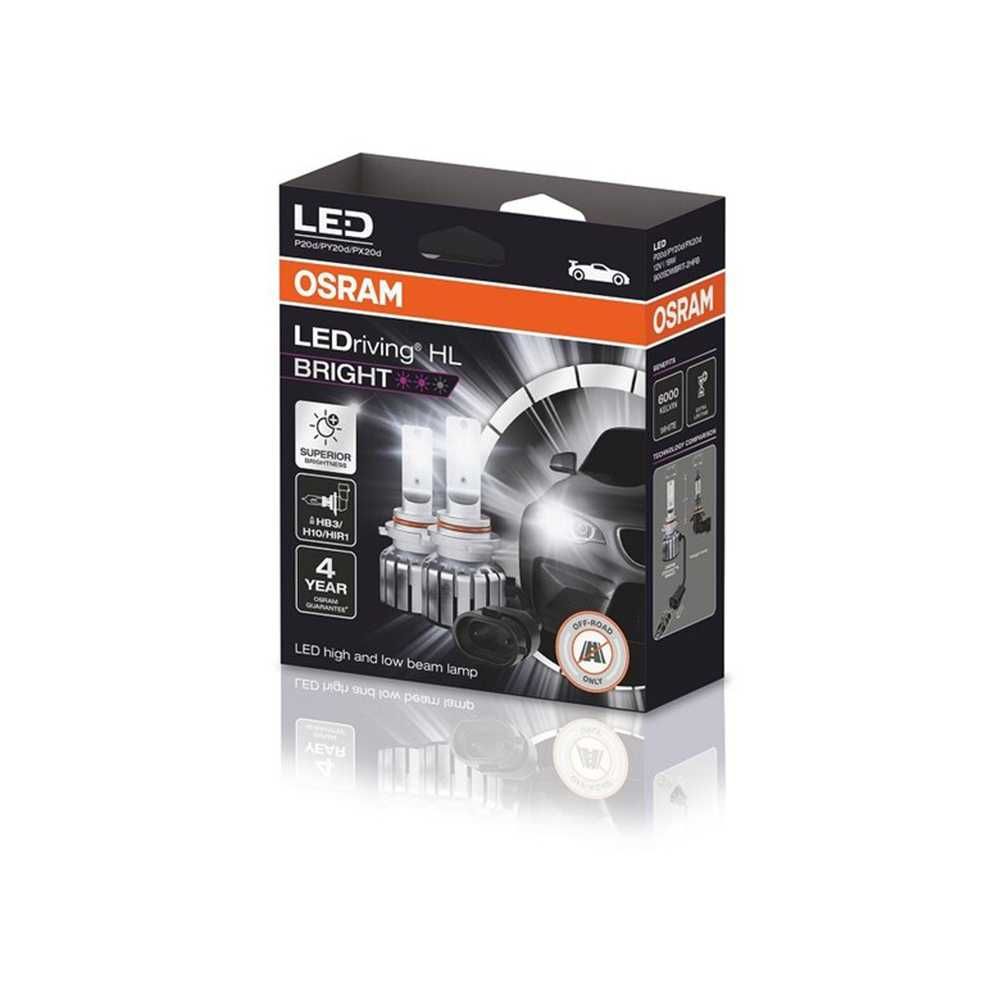 LED крушки за автомобил Osram LEDriving HL BRIGHT, HB4/HIR2,19W, 12V