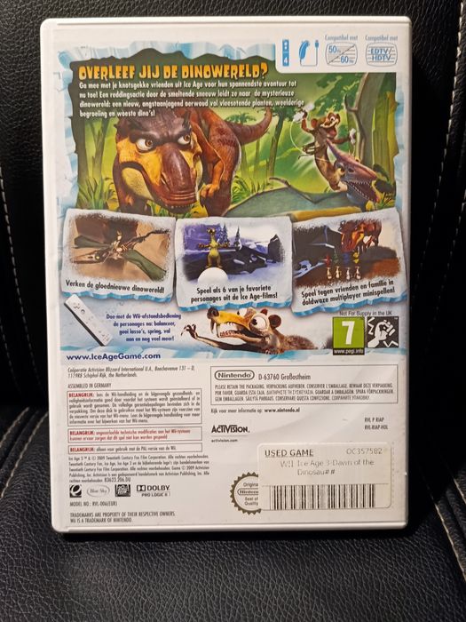 Ice Age 3 Dawn of the Dinosaurs Nintendo Wii