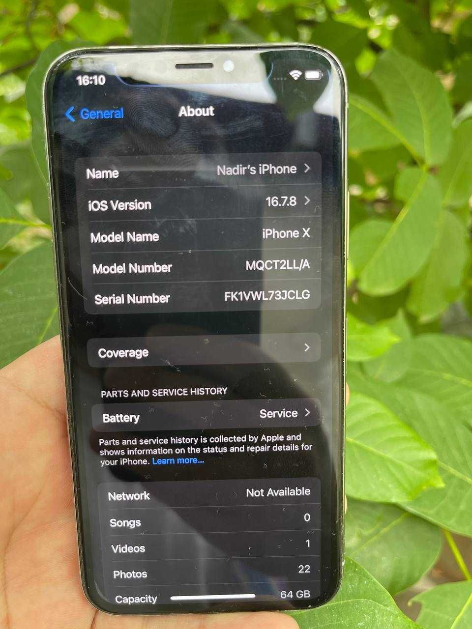 Смартфон iPhone X