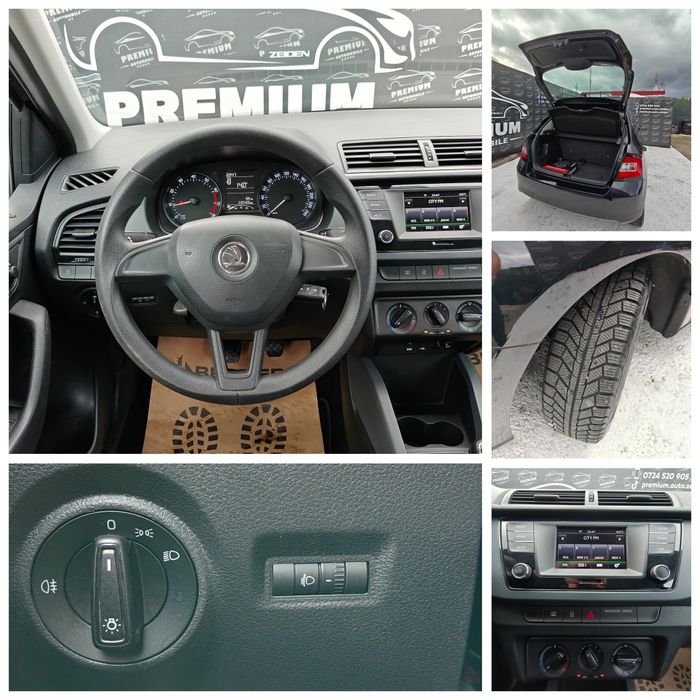 Skoda Fabia 1.0 RAR efectuat/2016/*RATE*/Euro 6/NaviTouch/Aer condițio