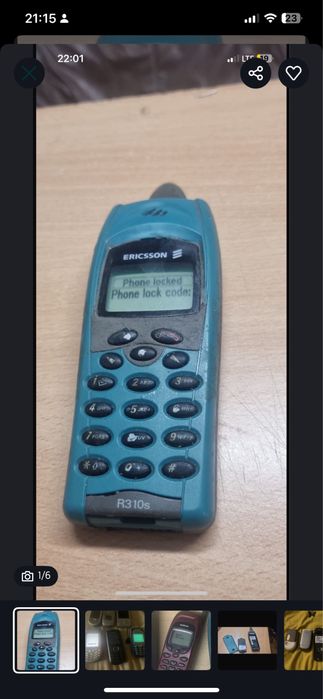 Telefon vintage retro rechin ericsson R310s nokia 2760 /nok6310 /6150