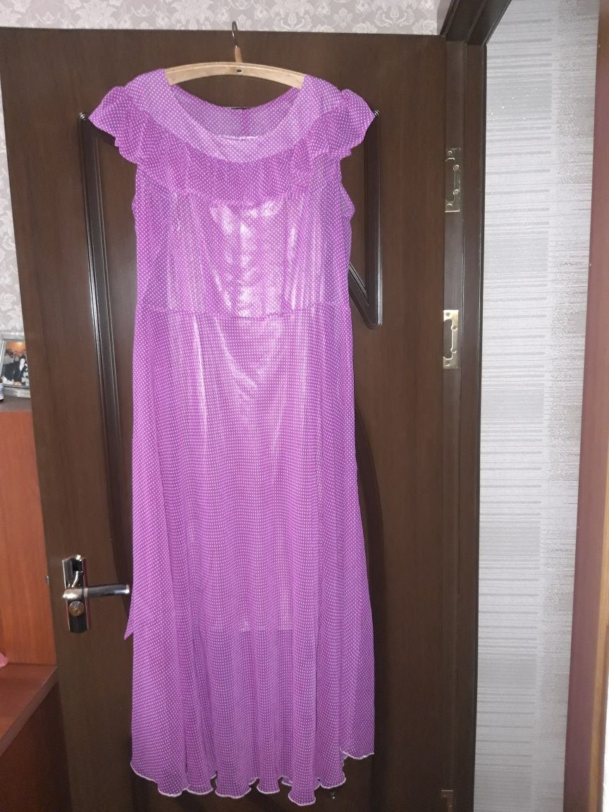 Новое платье сарафан шифон большого размера 54 56