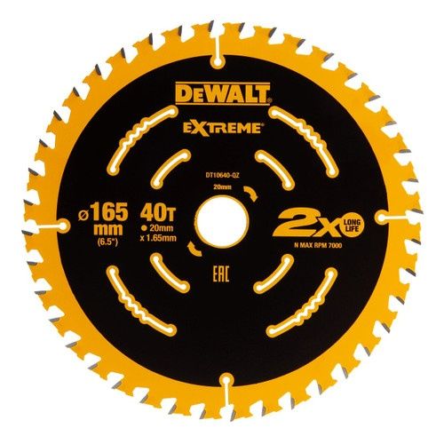 Диск за дърво Dewalt DT10300  165×20×24 зъба