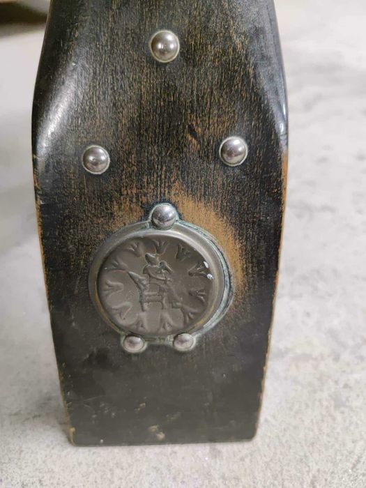 Самарче/табуретка от естествена кожа