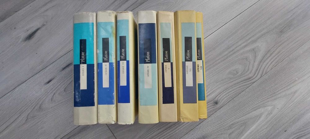 PLATON - Opere (7 volume cartonate + supracoperta) . Stare excelenta !