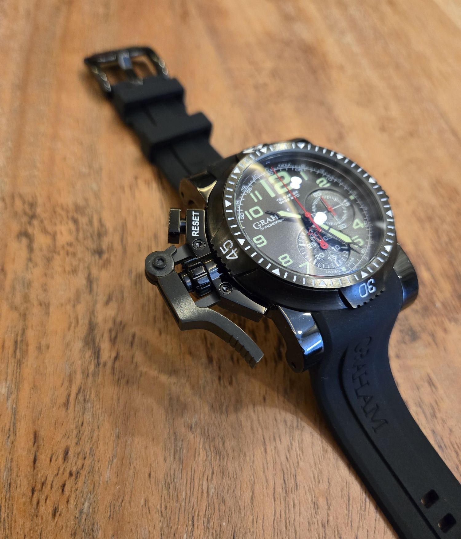 Graham black chrono