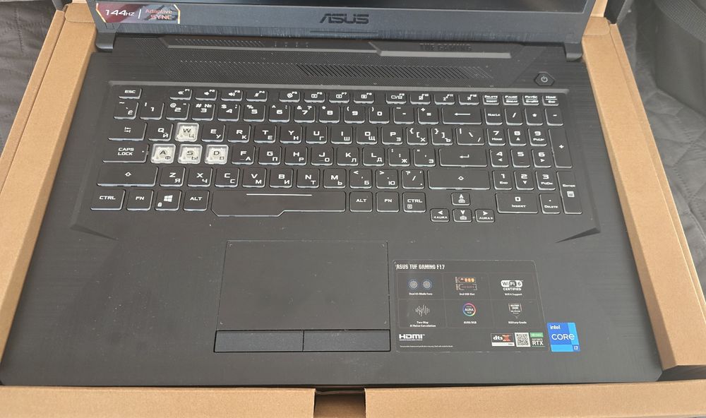 ASUS tuf gaming f17 fx706
