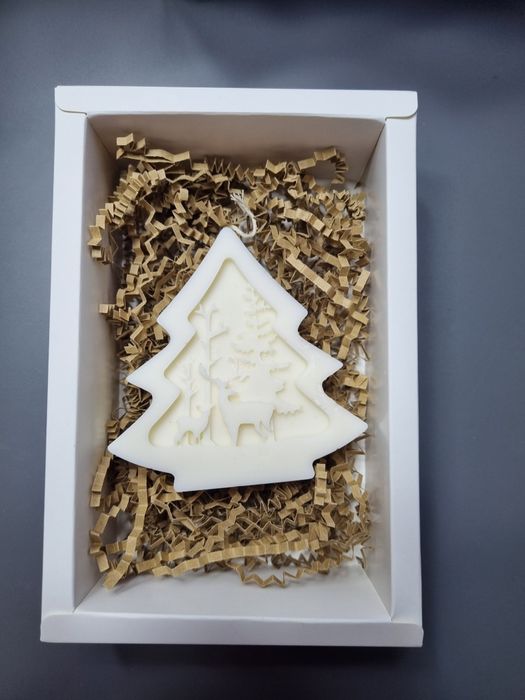 Lumânare parfumată brăduț plat