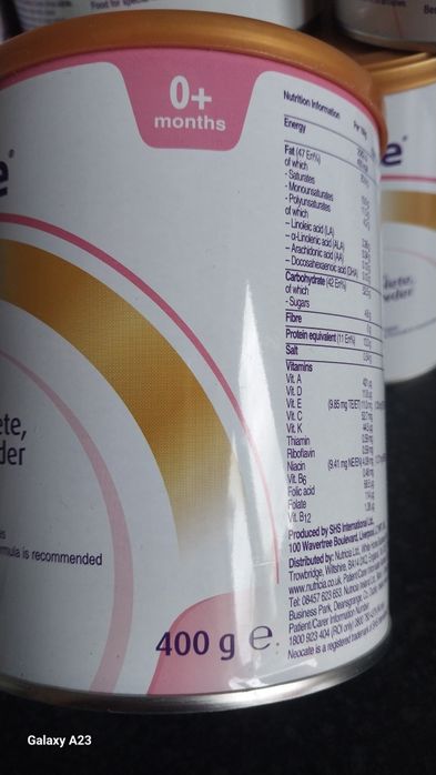 Neocate LCP 0+ Lapte Praf 400g Made in UK