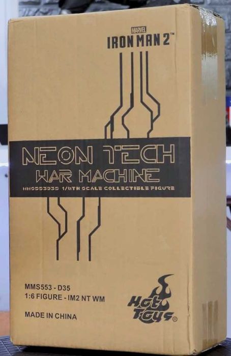 IronMan 2 Neon War Machine - TRON edition, 1/6th Die-Cast Hot Toys !